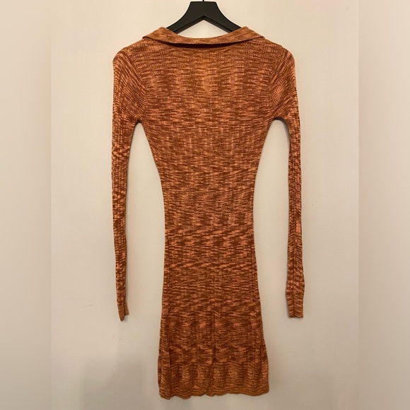 Women's Rust Knit Dress XS - Picture 2 of 4